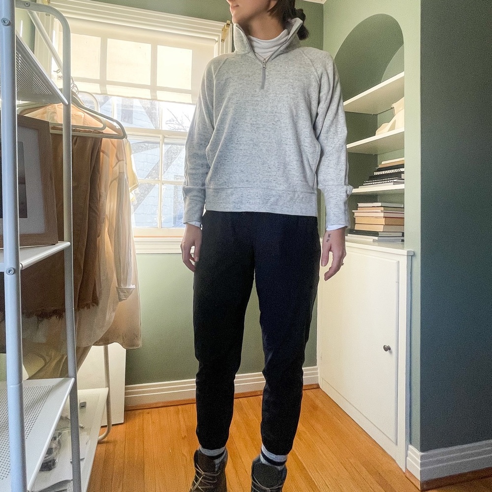 Nike Quarter Zip - Heather Grey